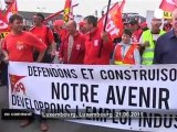 Protests in Luxembourg against European... - no comment