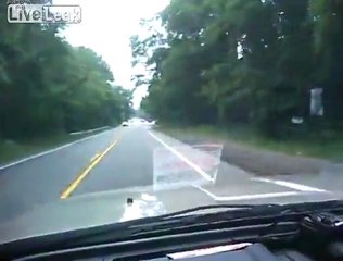 Dashcam Ryan Dunn (Jackass) Unfall stelle.