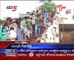 Due to Heavy rains, Landslides Collapsed, Shops damaged @ Simhachalam Hill