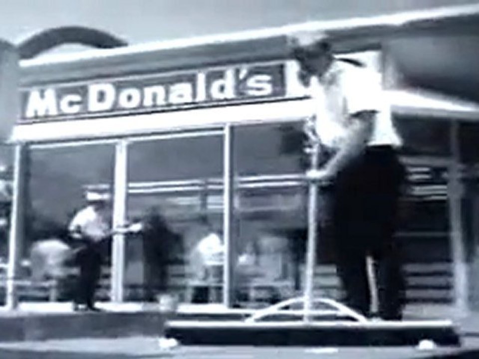 Working at McDonalds 1967 ; travailler chez Mcdonald's > 1967
