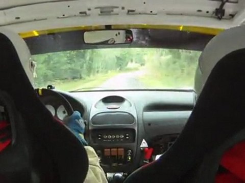 Rallye du forez ES2 berger/bourdier 206 XS Volant