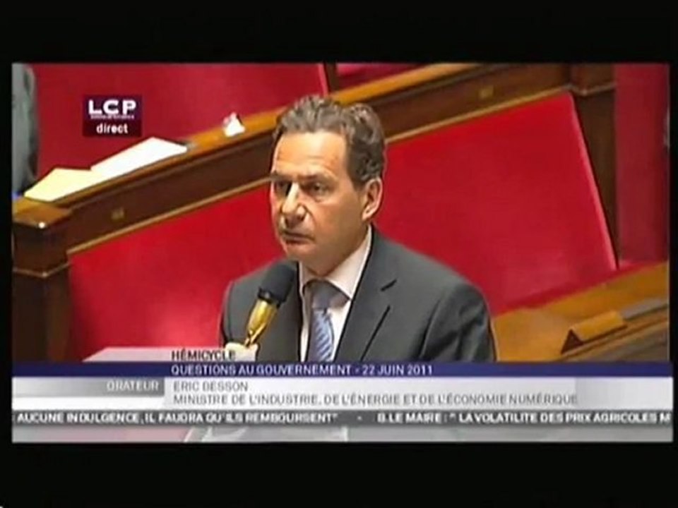 QAG - Energie - Réponse à Christian Bataille (PS)