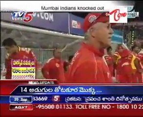 Mumbai Indians knocked out