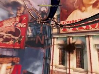 Bioshock Infinite Zoom sur le transport Skyline