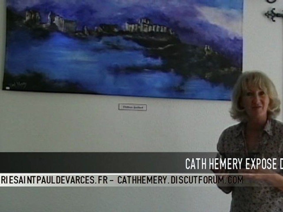 [REPORTAGE] Cath Hemery expose sur St Paul de Varces