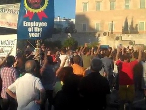 Αγανακτισμένοι στο Σύνταγμα 29η ημέρα