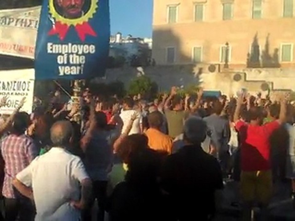 Αγανακτισμένοι στο Σύνταγμα 29η ημέρα