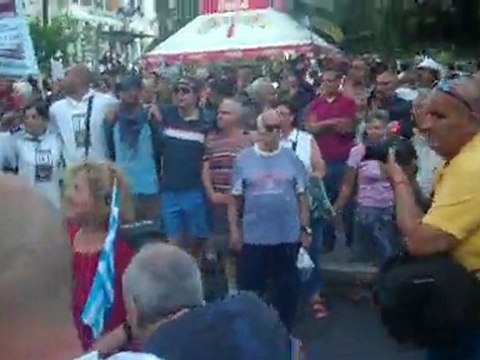 Αγανακτισμένοι Σπαρτιάτες στο Σύνταγμα