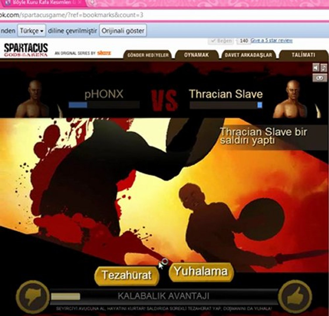 Spartacus Game