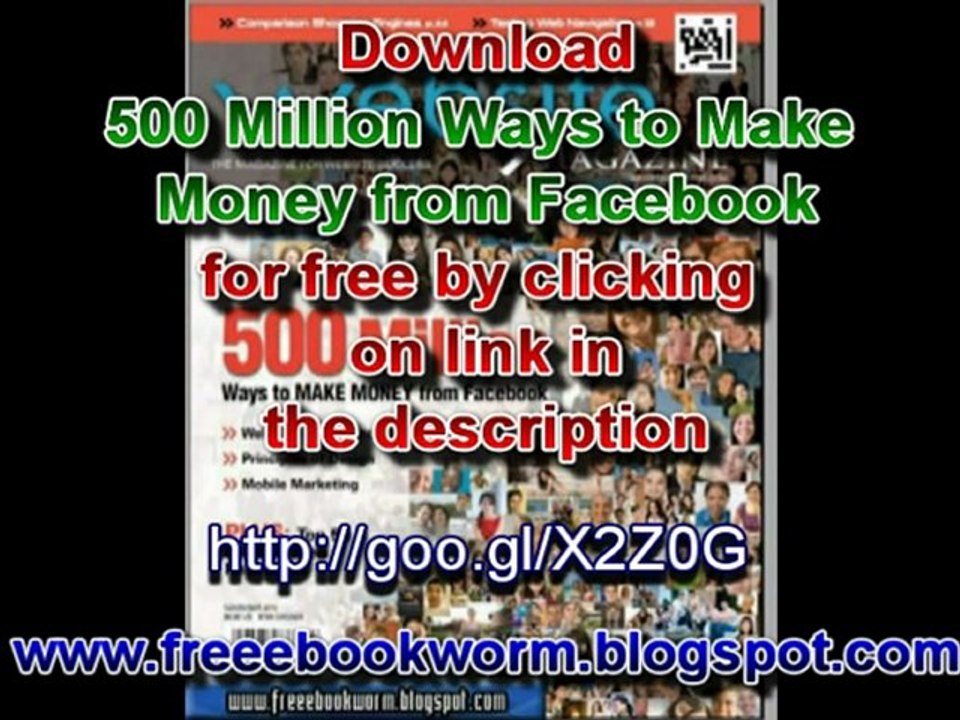 500 Million Ways to Make Money from Facebook free Ebook Download