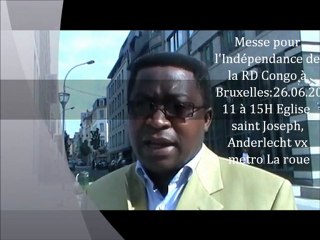 ABBE GILBERT MESSE DE L'INDEPENDANCE BXL 2011