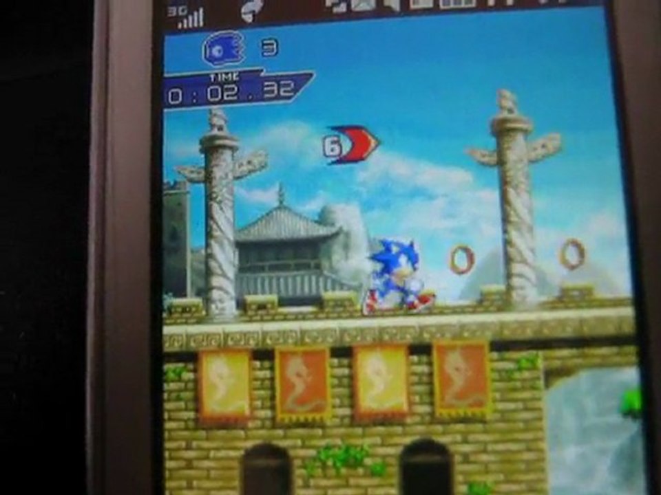 sonic unleashed sur telephone portable