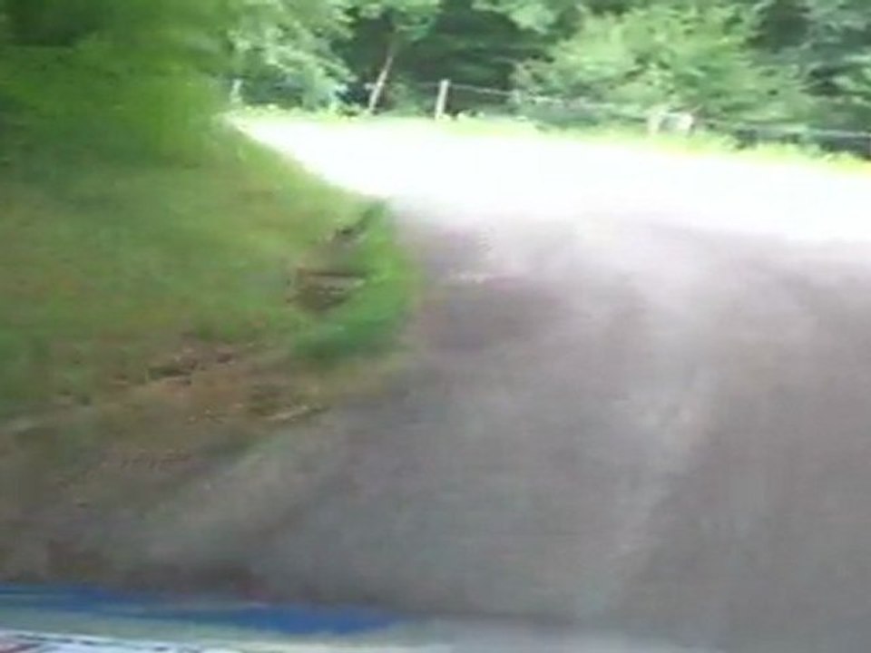 Es1 rallye des 3 châteaux 2011 Lamouret/Delpech Saxo Vts A6, 9ème temps scratch