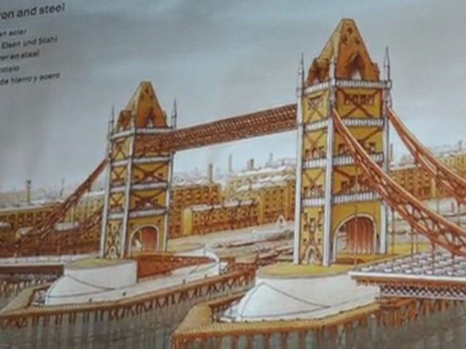 Construction du Tower Bridge (Londres)