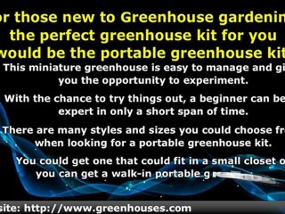 Portable Greenhouse kits