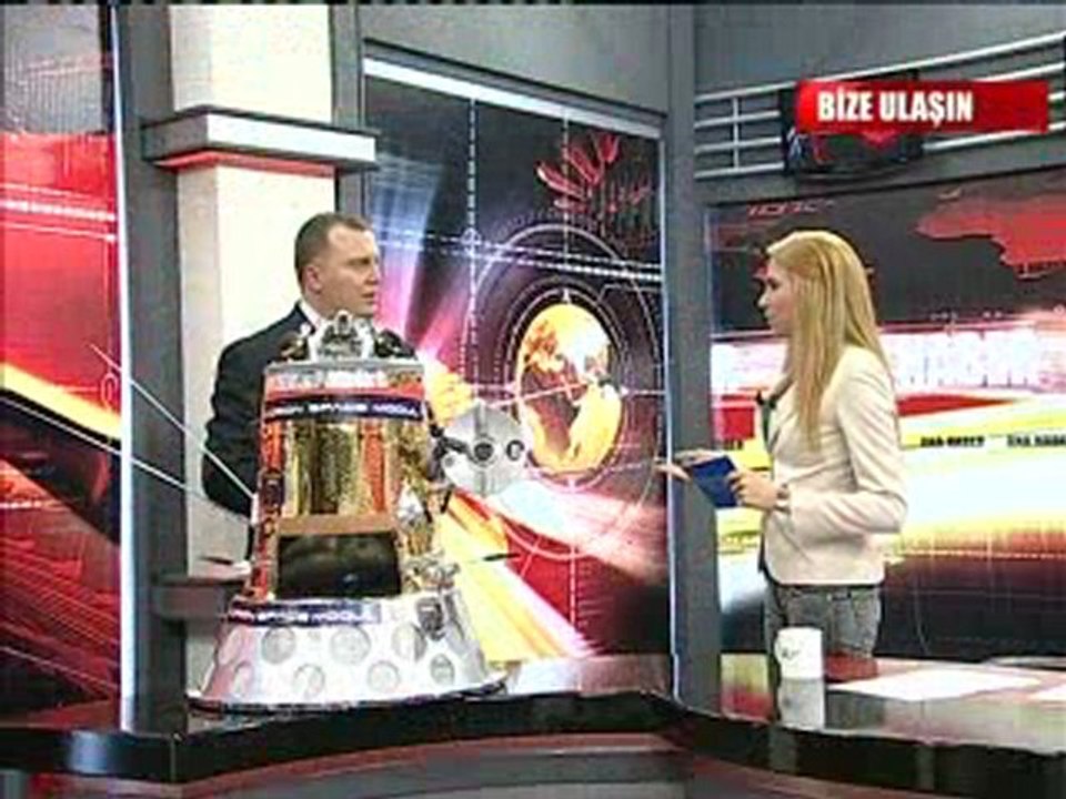 Oktay Tınaz  Airport TV Orion Uzay Modülümüzün ana haber tanıtımı