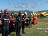 Claude GUÉANT lance à Aix-en-Provence la campagne 2011 de lutte contre les feux de forêts