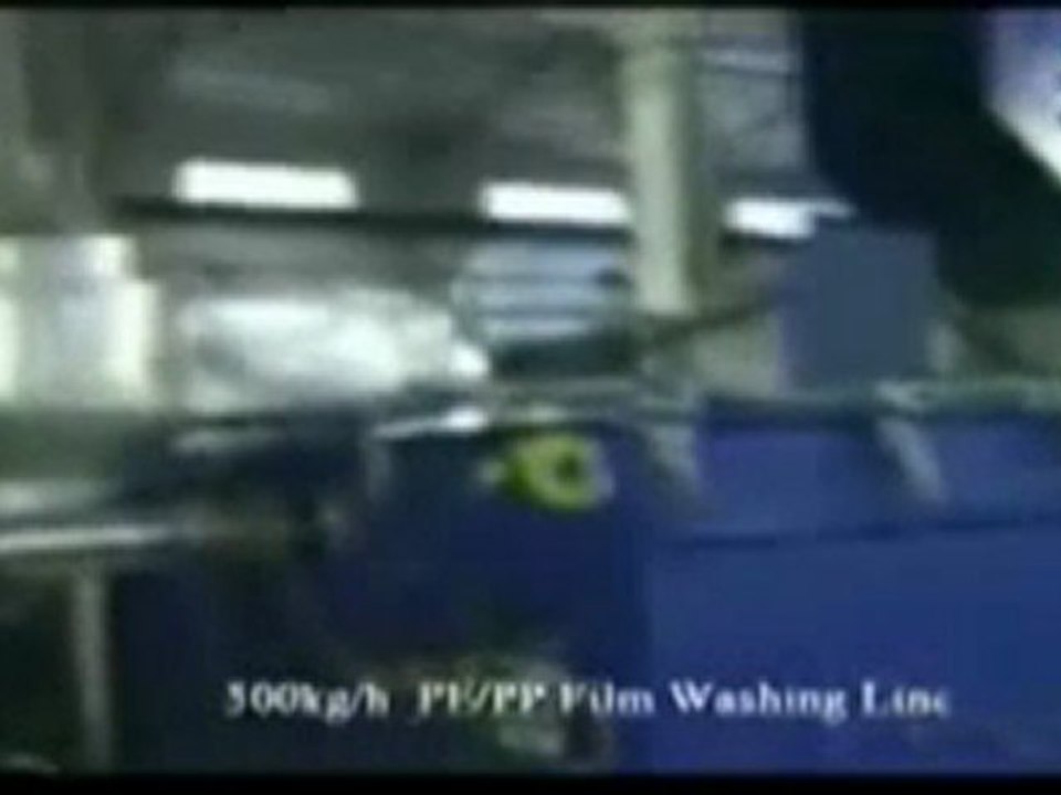 3E-500kg PE film washing line