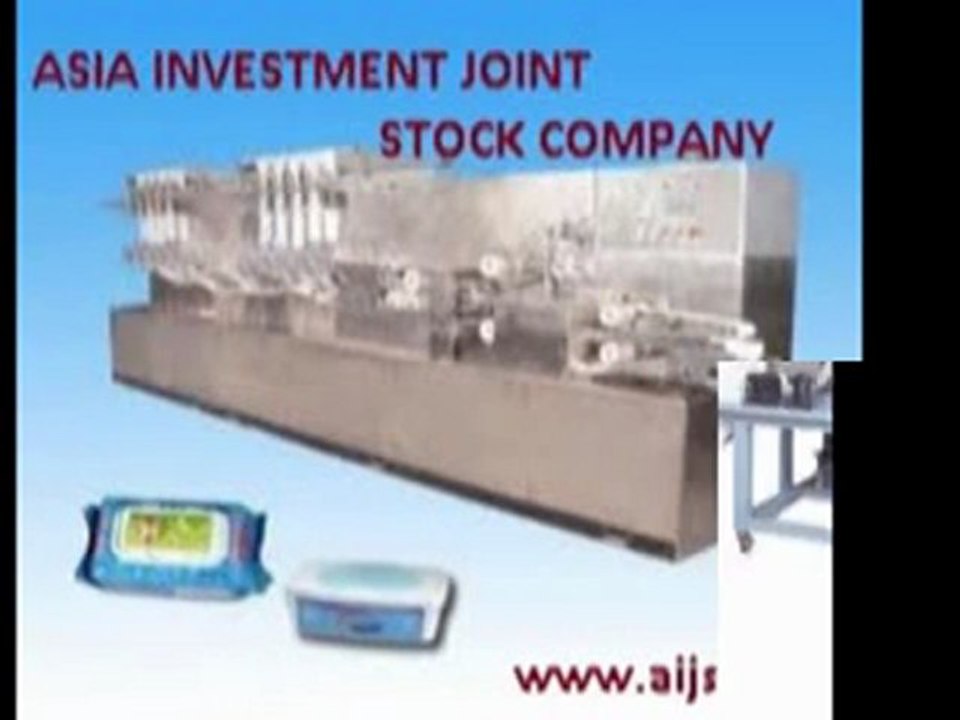 Dây truyền sản xuất khăn ướt - AIJSC