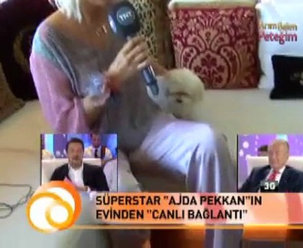 arım balım peteğim canlı yayında süperstar ajda pekka'nın evine bağlandı...