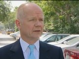 Hague: 'British troops will not replace Americans'