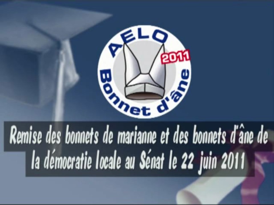 2011 Lucien BRENOT bonnet d'âne de la démocratie locale 2011
