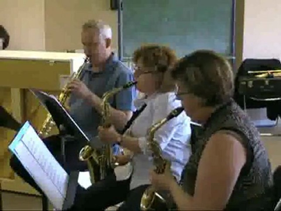 Audition trompettes et saxos à l'école de Musique d'Avion