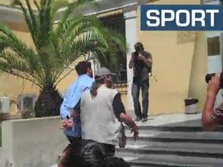 Η άφιξη των συλληφθέντων για τα στημένα παιχνίδια στην Εισαγγελία (2)