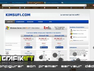 Configurer son premier Serveur Dedie