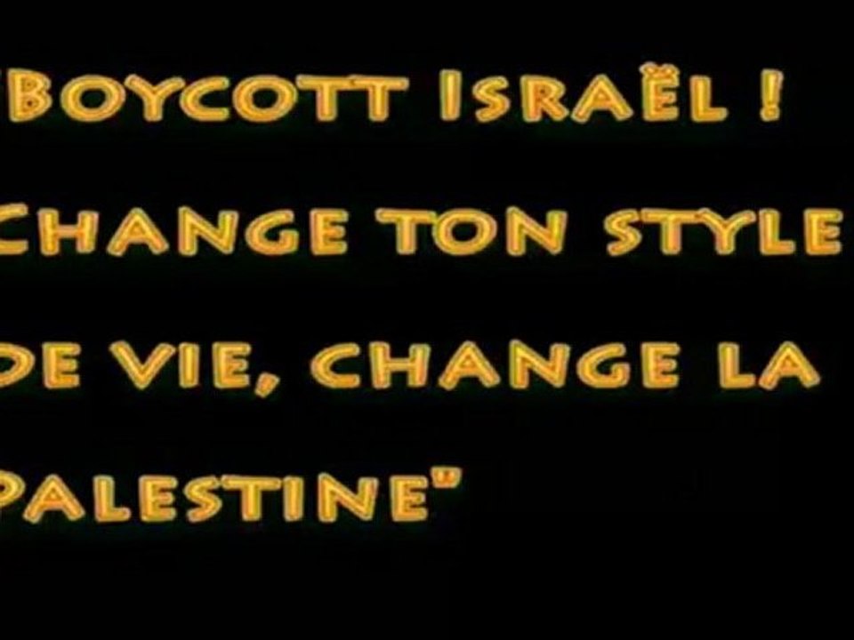 la France BOYCOTT  israel