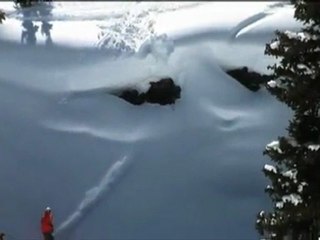 Skier Backflips Into Hole!