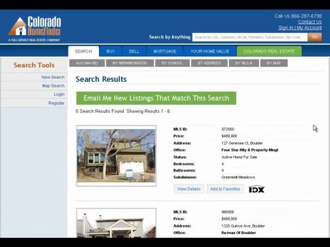 Find Homes for Sale Boulder Colorado