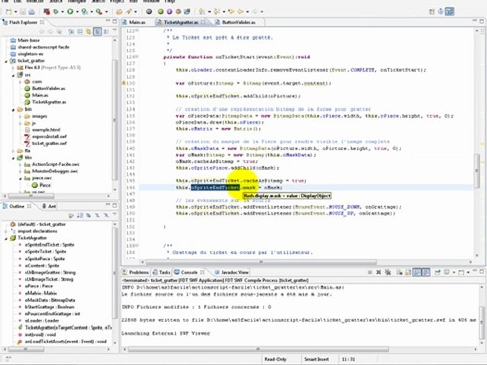 Comment créer un jeu - Ticket à Gratter - en Actionscript 3 ?