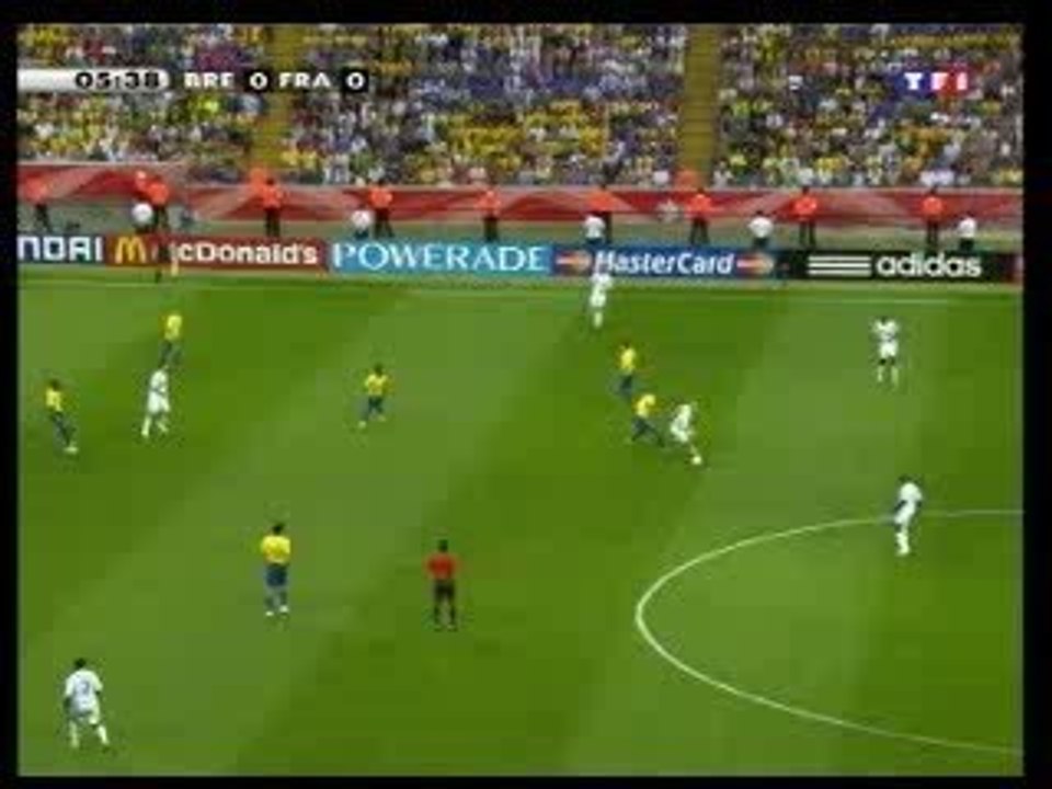 Zidane contre le bresil