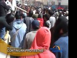 Tres muertos deja protesta en Huancavelica por Universidad de Tayacaja