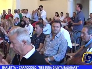 Barletta | Caracciolo: "Nessuna Giunta Balnerare"