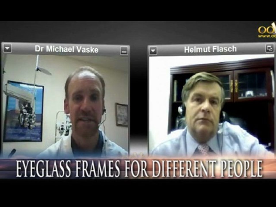 How to Choose Eyeglass Frames By Michael J. Vaske Optometrist, Parker CO.
