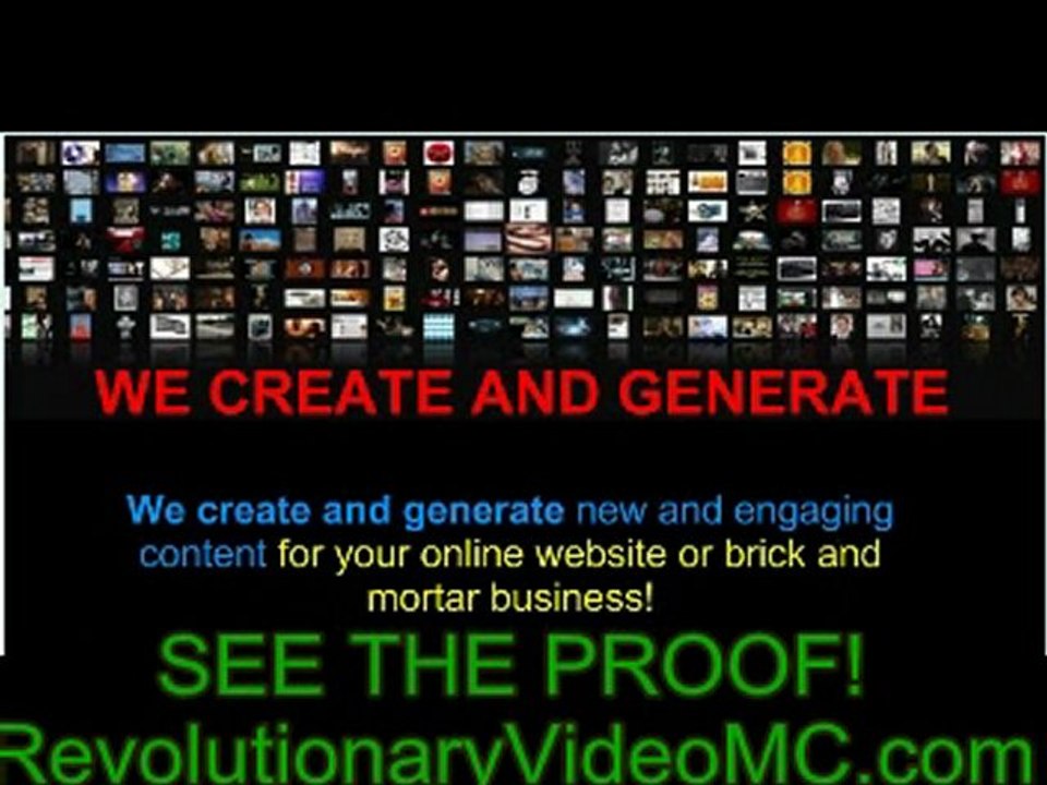 REVOLUTIONARY VIDEO MARKETING & CONSULTING,A16