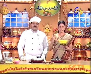 Abhiruchi - Recipes - Bachali Kura Annam, Mixed Dal Upma & Halwa Purnalu - 03