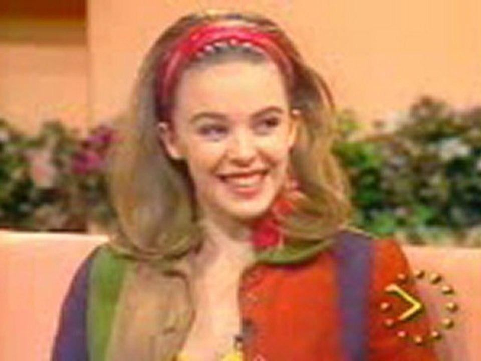 Kylie Minogue tv interview  1991
