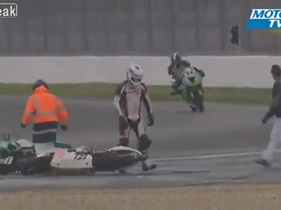 Strange Motorcycle Crash