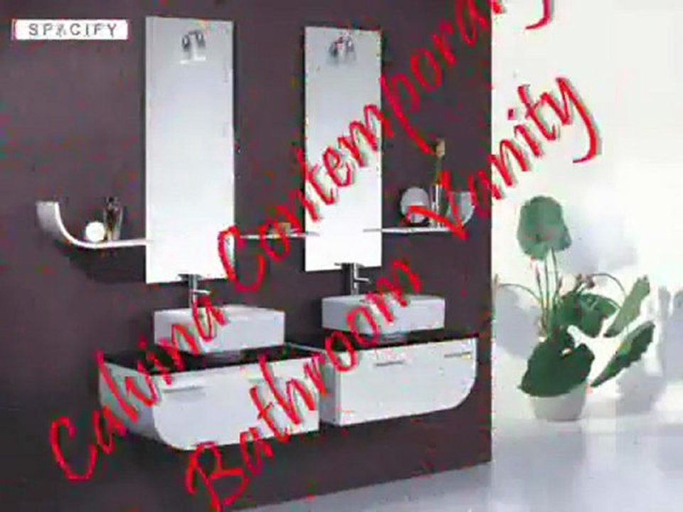 Calvina Contemporary Bathroom Vanity by spacify