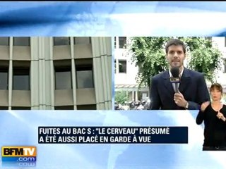 Fuites au bac S : le cerveau présumé arrêté