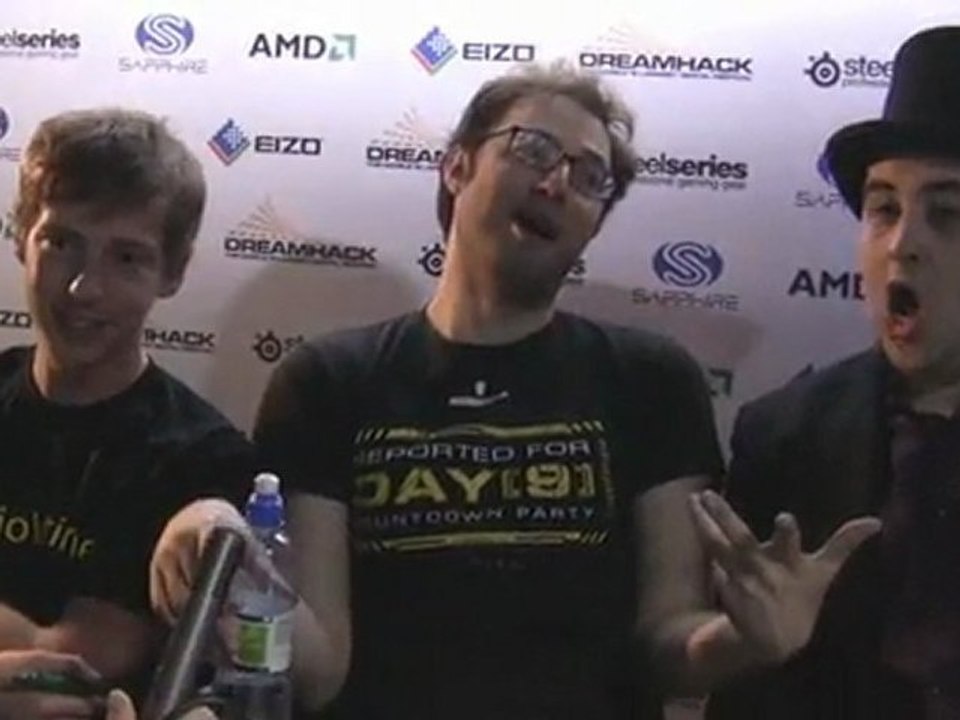 Day[9], Apollo & Totalbiscuit à la DH Summer
