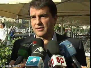 Laporta vota en la consulta independentista