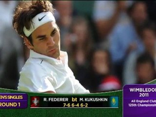 Wimbledon : 1er tour tranquille pour federer