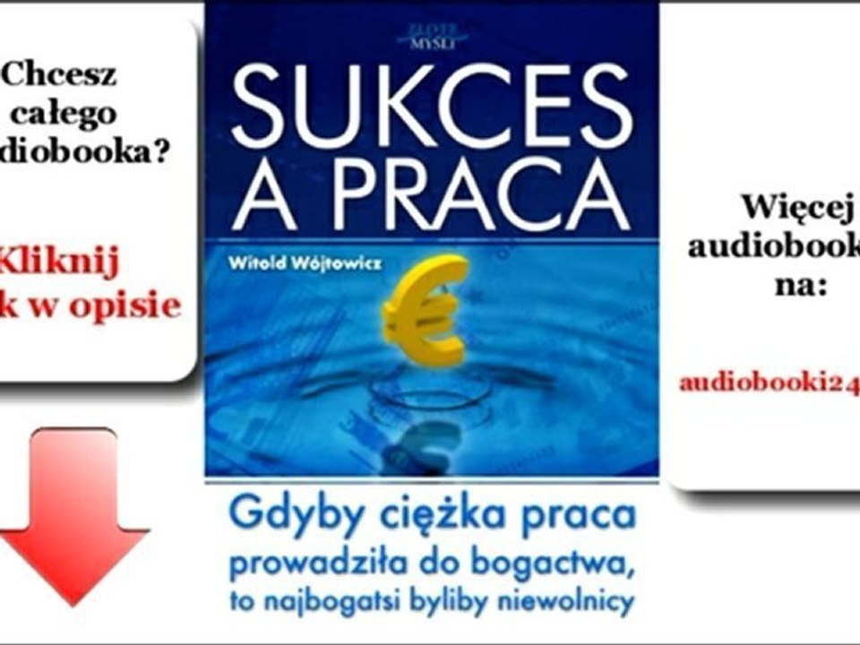 Sukces a praca - Witold Wójtowicz - audiobook