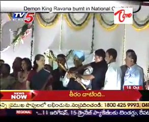 Demon King Ravana burnt in National Capital