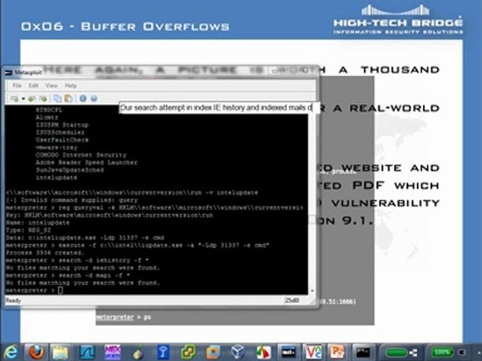 Client-side threats - Anatomy of Reverse Trojan attacks. Demo 2