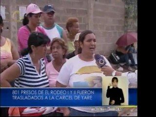 Download Video: Familiares de reos trasladados a Yare II exigen atención para los internos